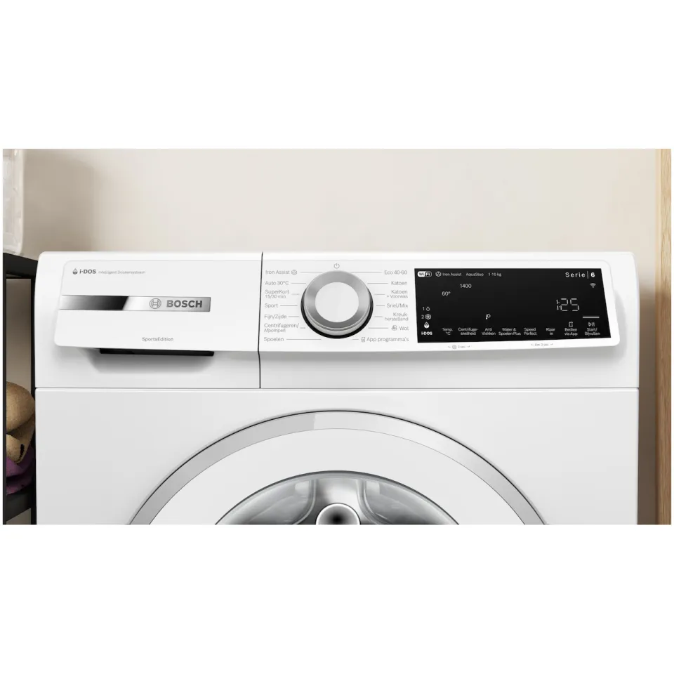 Bosch WGJ254A9NL EXCLUSIV wasmachine wit, foto 2