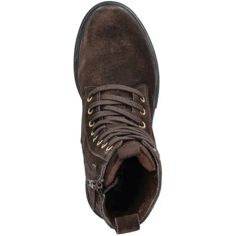 Nelson Kids suède enkelboots met profielzool - bruin, foto 5