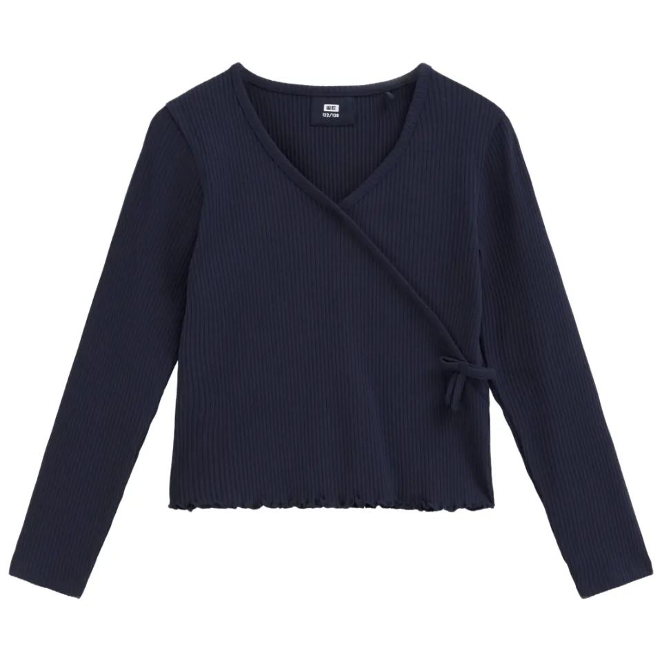 WE Fashion longsleeve donkerblauw, foto 2