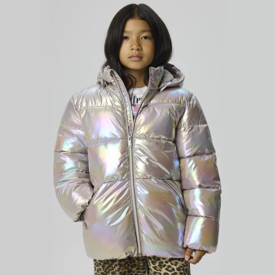 NAME IT winterjas metallic zilver, foto 4