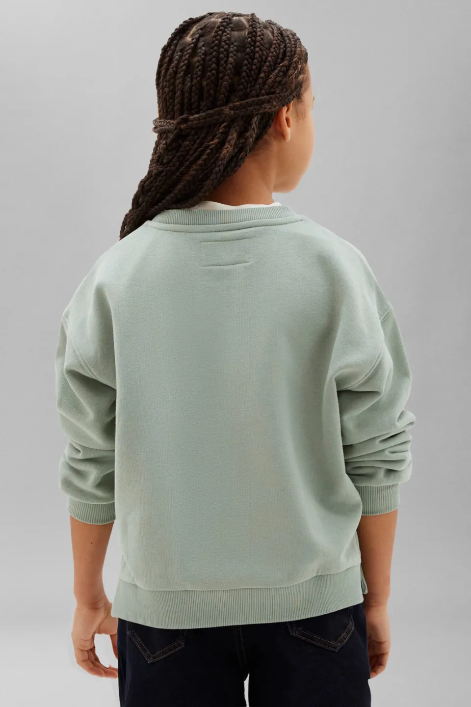 Calvin Klein sweater met logo - lichtgroen, foto 4