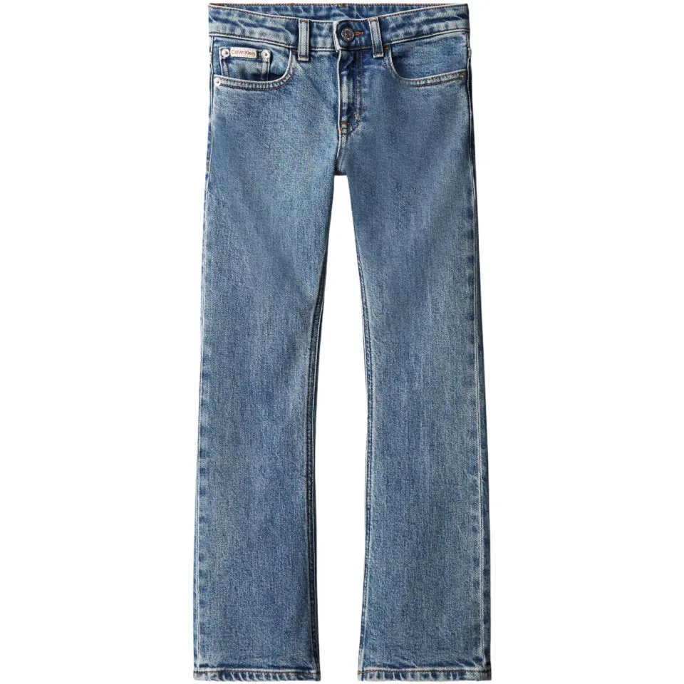 Calvin Klein regular waist flared jeans - mediumblauw, foto 2