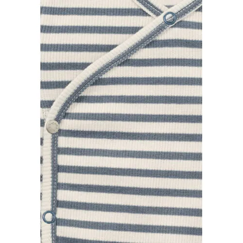 Noppies baby gestreepte longsleeve blauw/ecru, foto 6