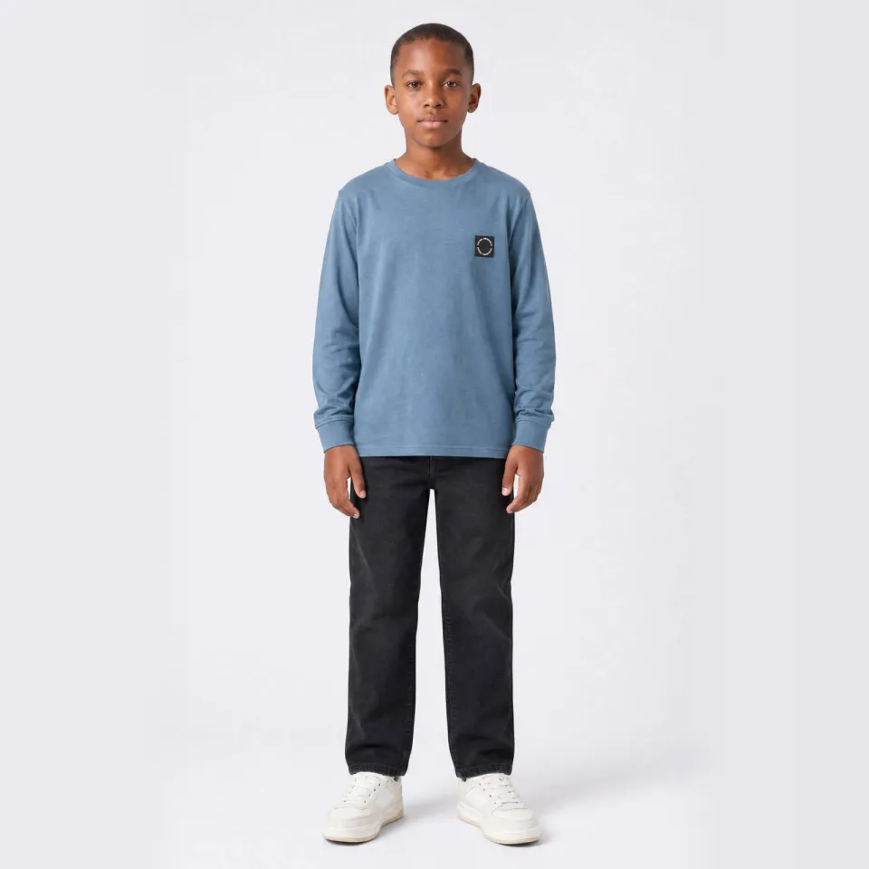 Petrol Industries longsleeve met logo blauw