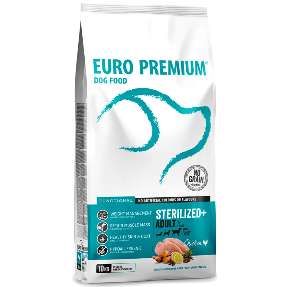 Euro Premium Sterilized+ Adult hondenvoer kip, foto 3
