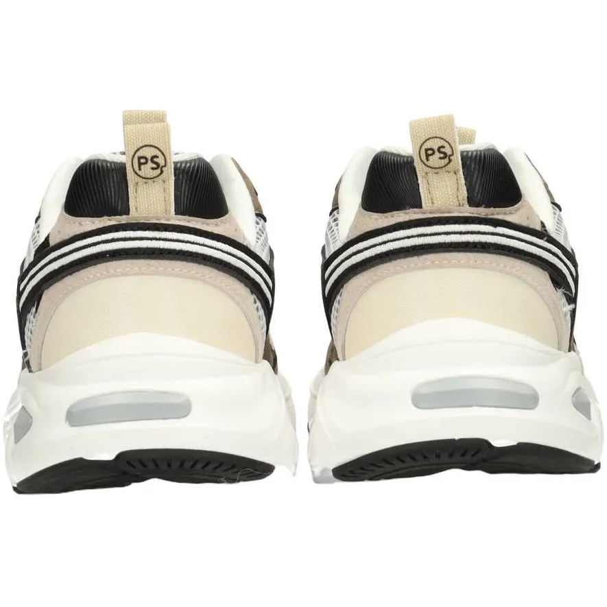 Poelman Dex leren sneakers beige/taupe, foto 2