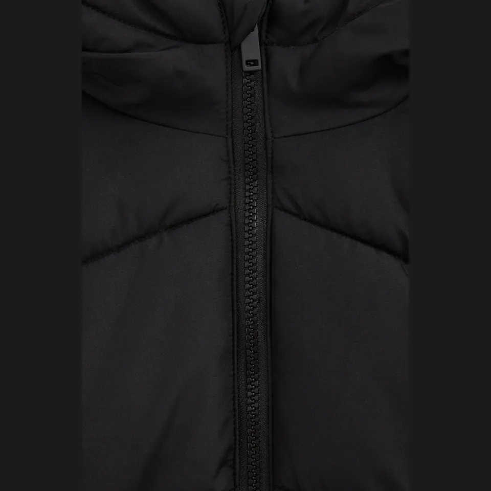 WE Fashion winterjas zwart met capuchon, foto 8