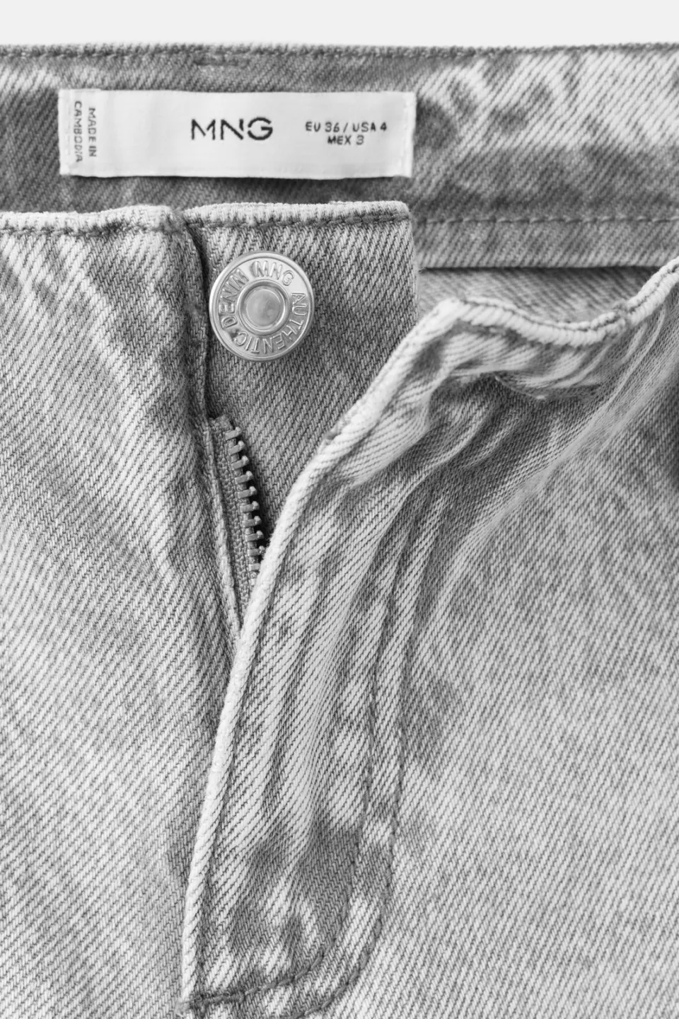 Mango TEEN flared jeans - changeant grijs, foto 7