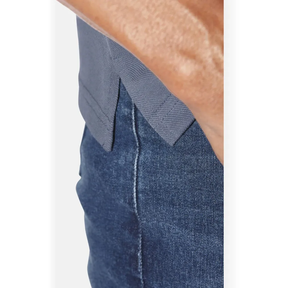 Jan Vanderstorm loose polo LARSDAL Plus blauw, foto 5