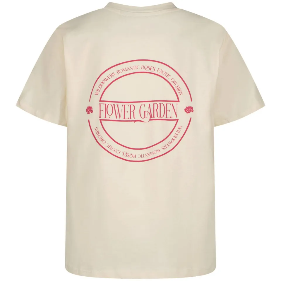 Raizzed T-shirt met backprint lichtbeige, foto 3