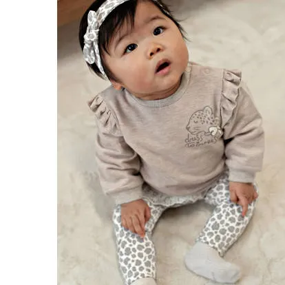 Feetje sweater Dress to Impress taupe/offwhite/bruin, foto 4