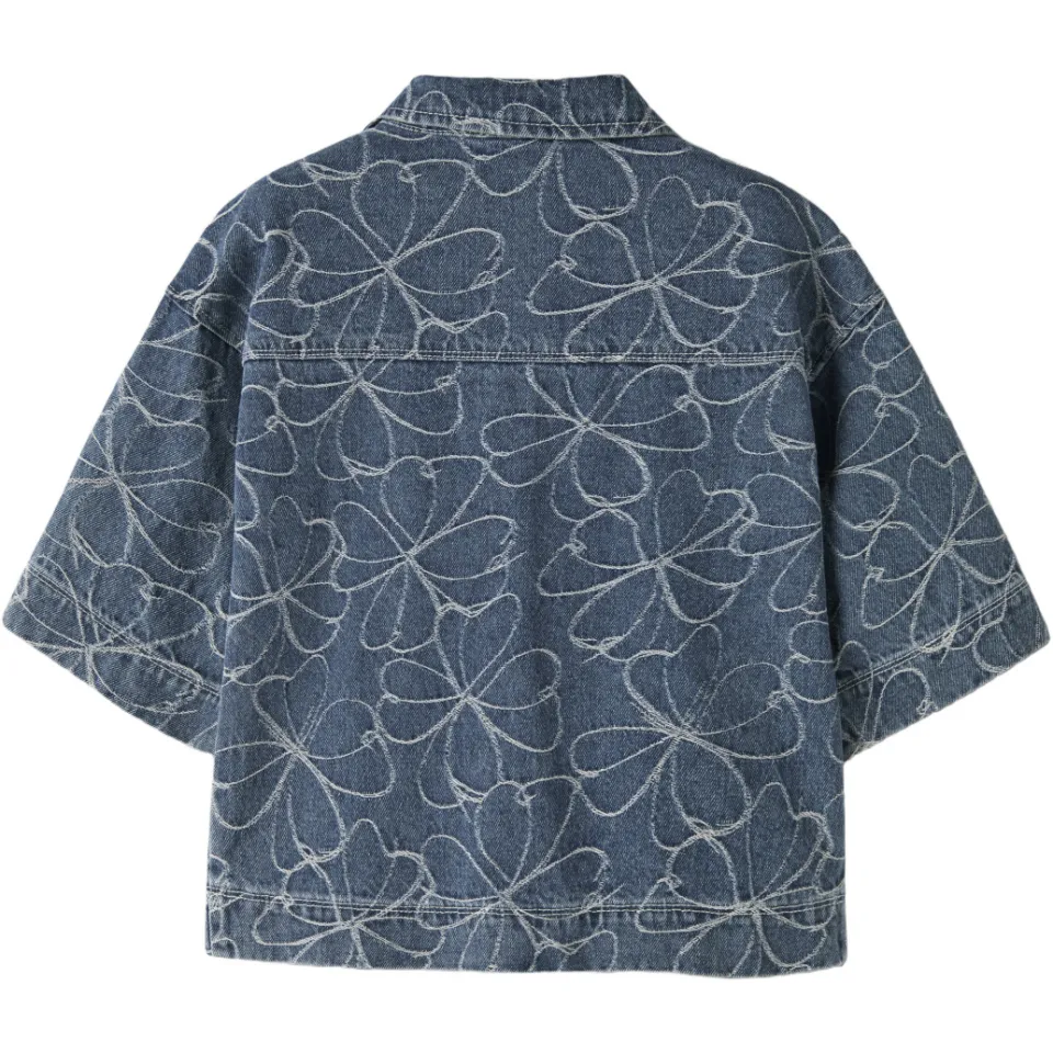 NAME IT denim blouse middenblauw, foto 2