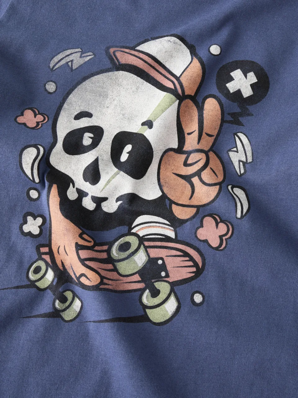 NAME IT t-shirt blauw met print, foto 5