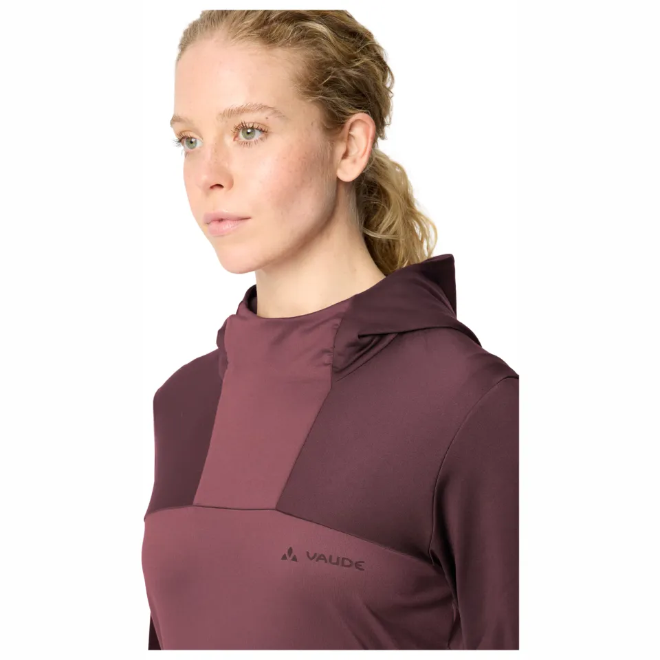 Vaude Qimsa Hoody fietsshirt paars, foto 5
