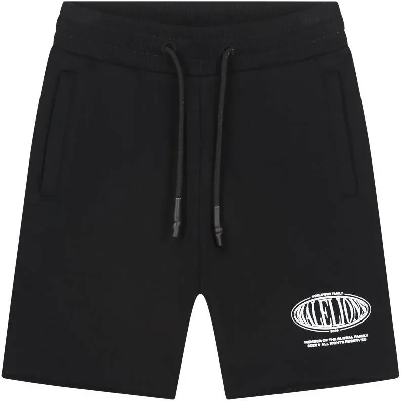 Malelions Damaged Hem Shorts zwart, foto 2