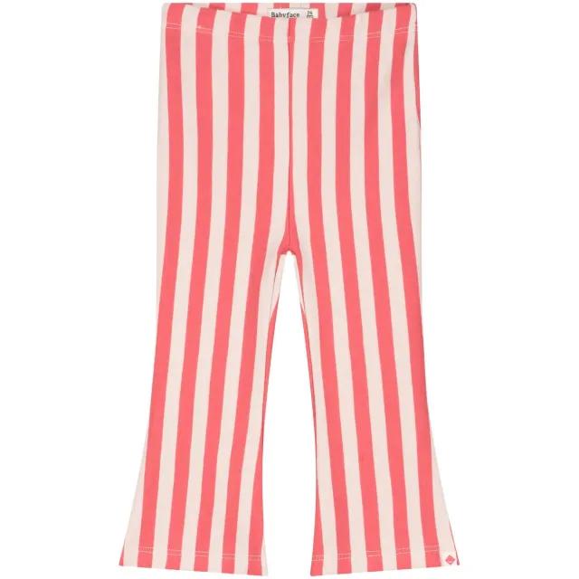 Babyface gestreepte flared babybroek roze wit, foto 2