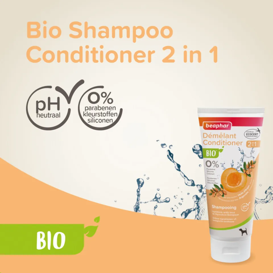 Beaphar Bio shampoo en conditioner 2-in-1 voor hond, foto 2