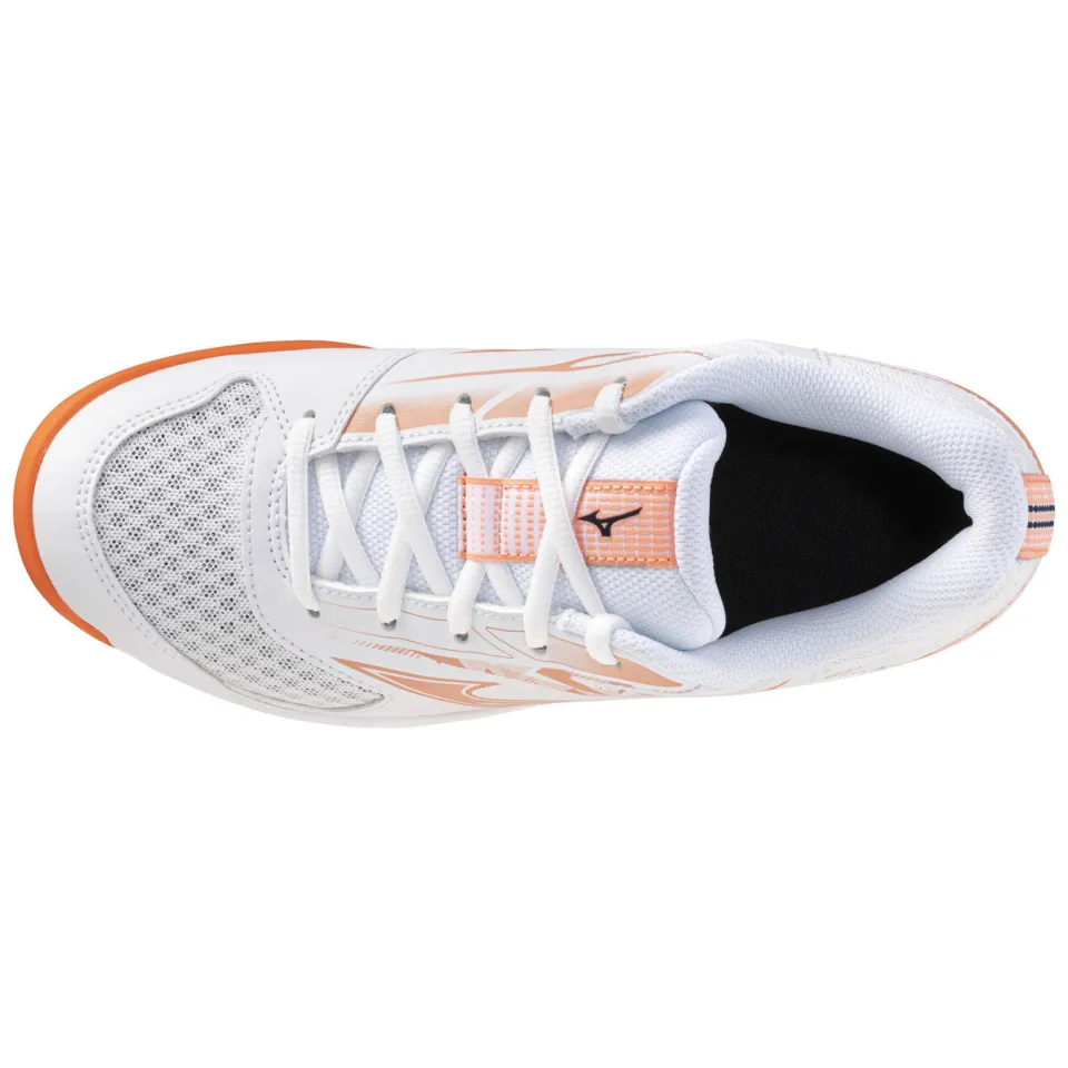 Mizuno Stealth Star sportschoenen - wit/oranje, foto 4