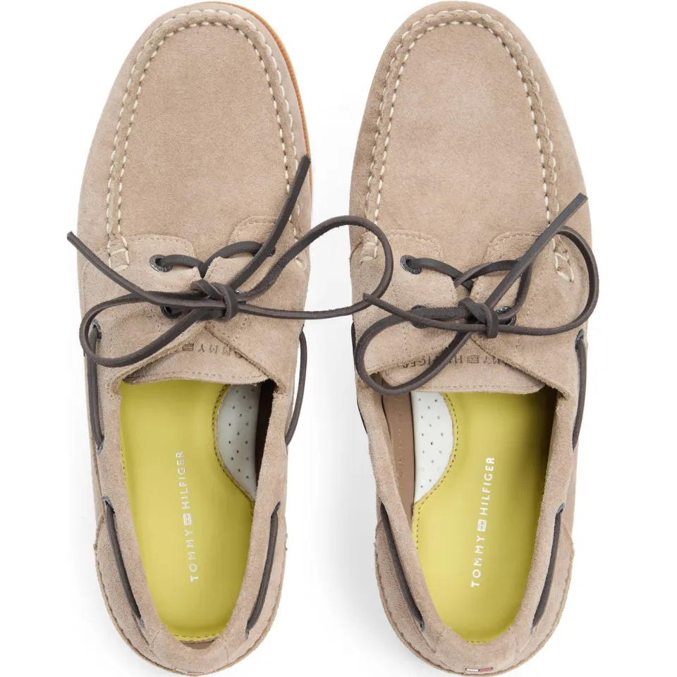 Tommy Hilfiger suède bootschoenen beige, foto 3