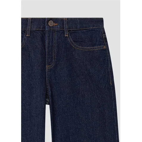 s.Oliver high waist wide leg jeans dark blue denim, foto 5