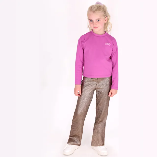 B.Nosy aansluitende longsleeve paars