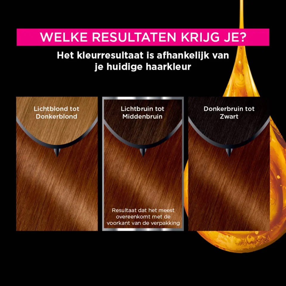 Garnier Olia haarkleuring 5.3 lichtgoudbruin, foto 6