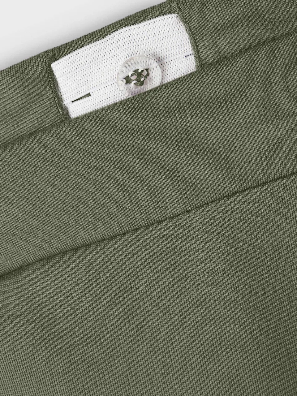 NAME IT high waist flared broek NKFFRIKKALI groen, foto 3
