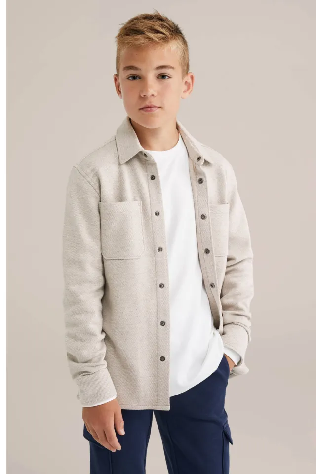 WE Fashion overshirt beige