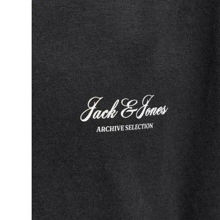 Jack & Jones T-shirt zwart effen, foto 5