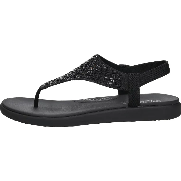 Skechers Meditation Luxe sandaal zwart, foto 2