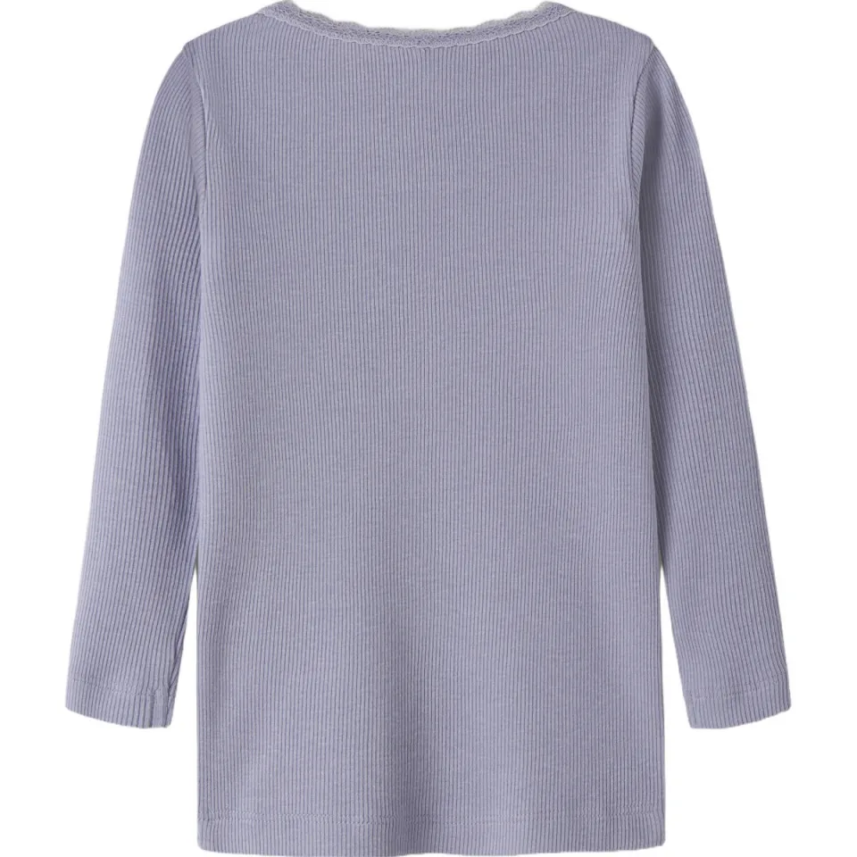 NAME IT MINI ribgebreide longsleeve paars, foto 2