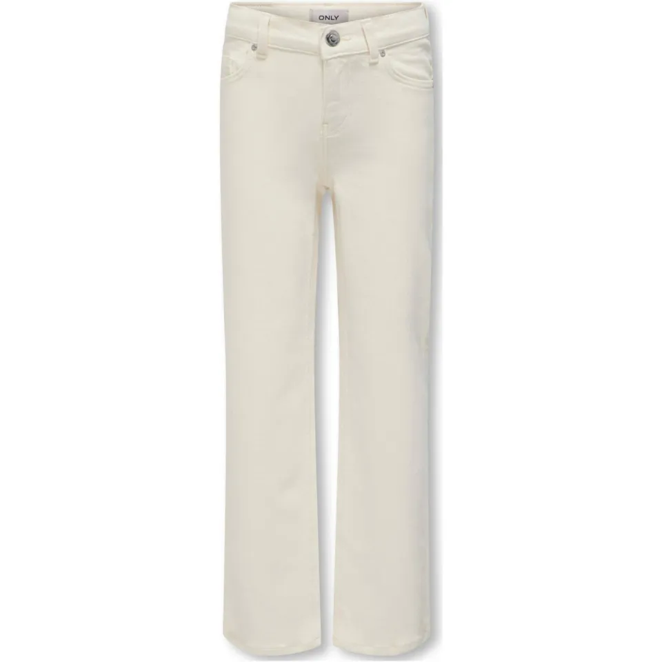 KIDS ONLY GIRL high waist wide leg jeans KOGJUICY ecru, foto 2