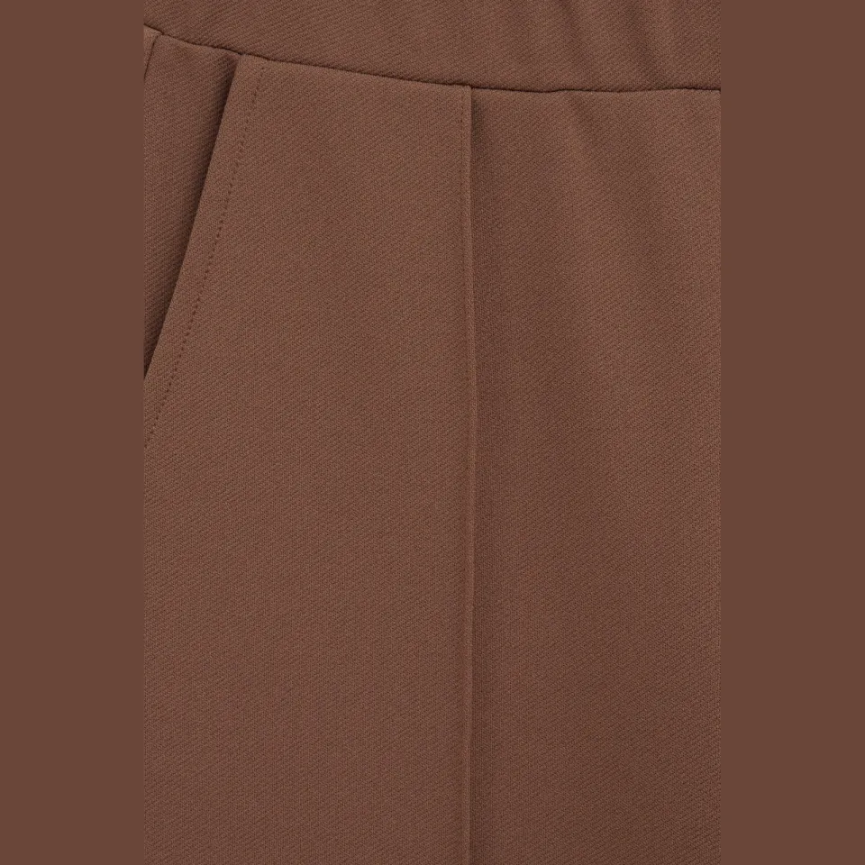 WE Fashion loose fit pantalon bruin, foto 6