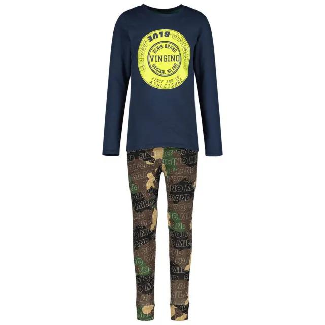 Vingino WOLF pyjama donkerblauw Donkerblauw/army