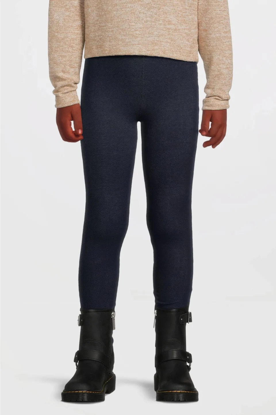 Anytime denimlook legging donkerblauw, foto 4
