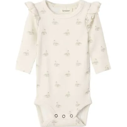 Lil' Atelier Nbfgavo Eko LS Slim Body romper beige, foto 3
