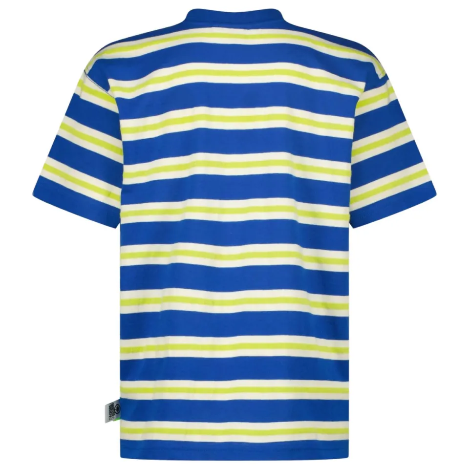 Vingino T-shirt blauw gestreept, foto 4