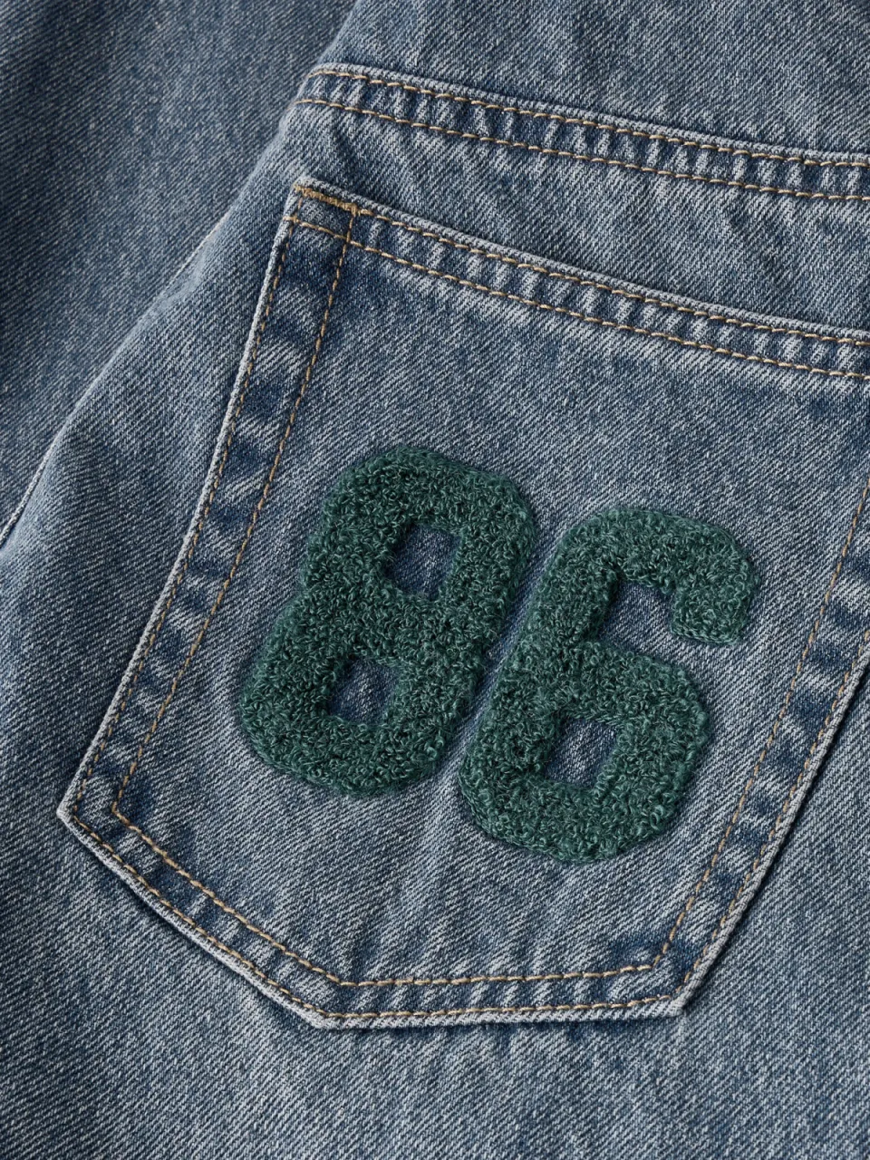 NAME IT KIDS NKMBEN straight leg jeans met print - mediumblauw, foto 5