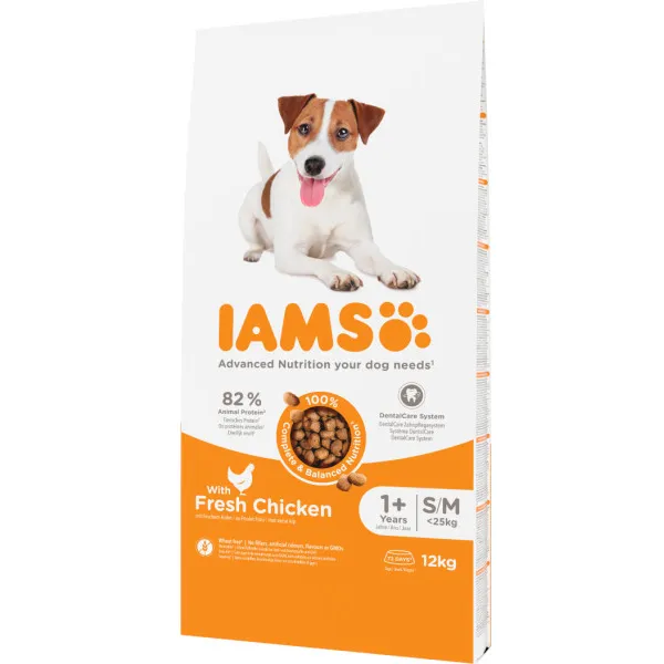Iams Adult Small & Medium kip hondenvoer 12 kg