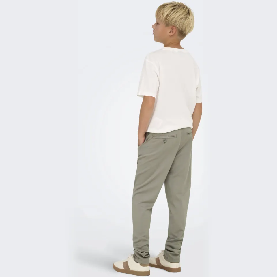 Only & Sons Junior slim chino kaki, foto 4
