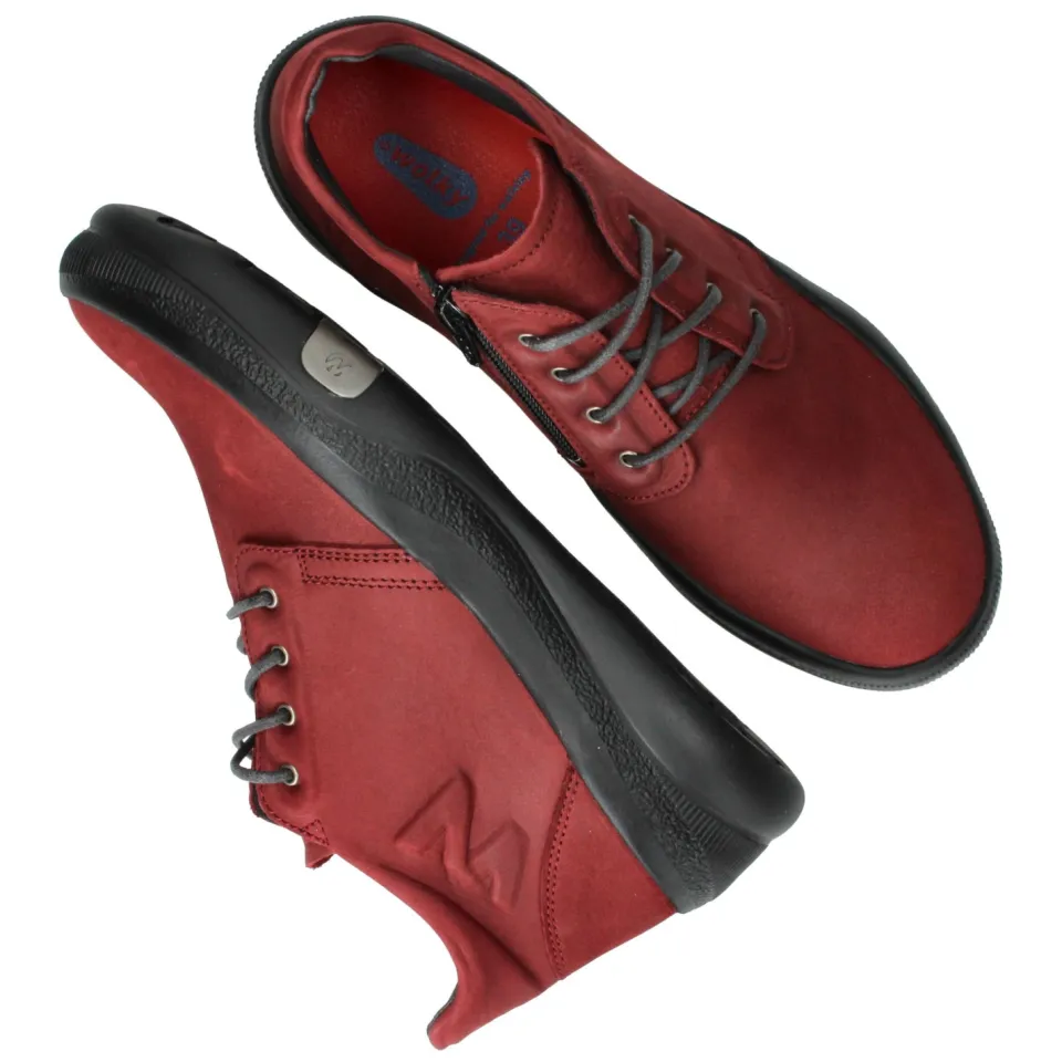 Wolky Fuse veterboots rood, foto 5