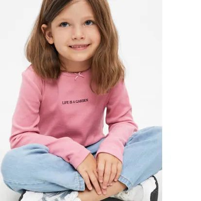 s.Oliver longsleeve met borduursels roze, foto 6