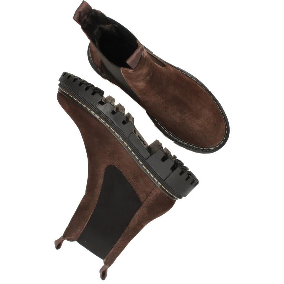 Tamaris Chelseaboots Dames Bruin, foto 4