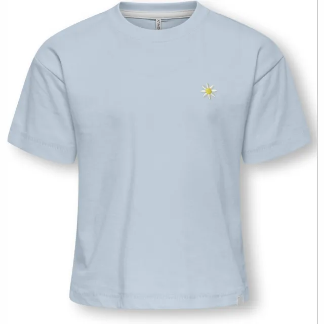 Only Mini T-shirt lichtblauw