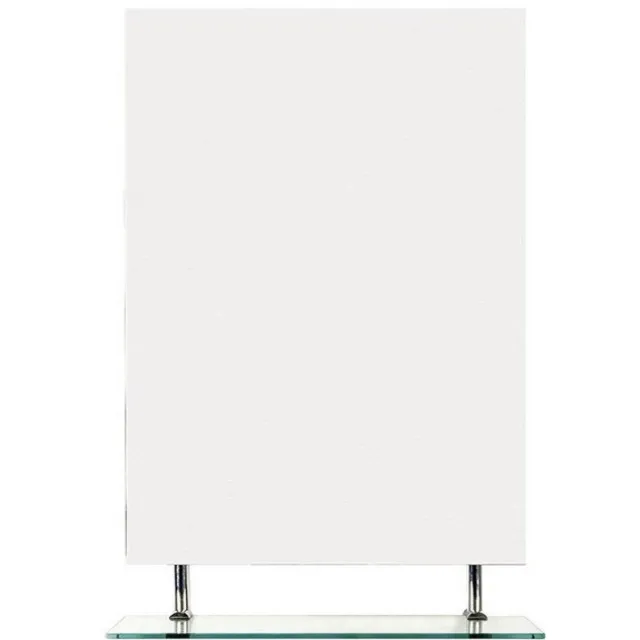 Sapho Badkamerspiegel Sapho Wega 60x80 cm met Planchet Glas Aluminium