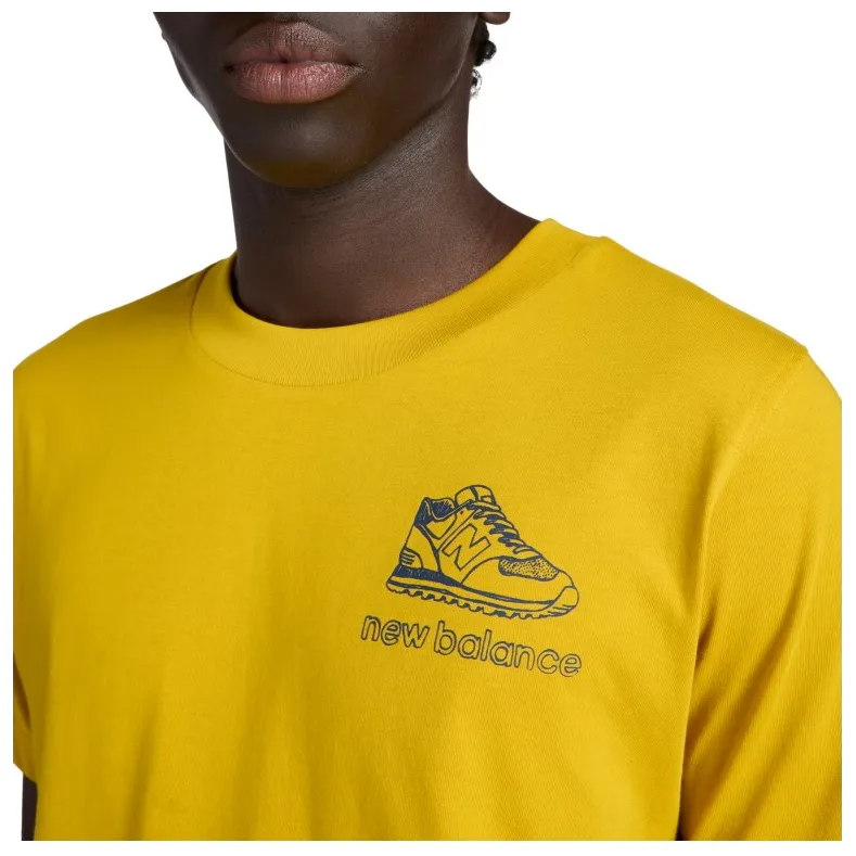 New Balance Shoe Sketch T-shirt Middel Bruin, foto 4