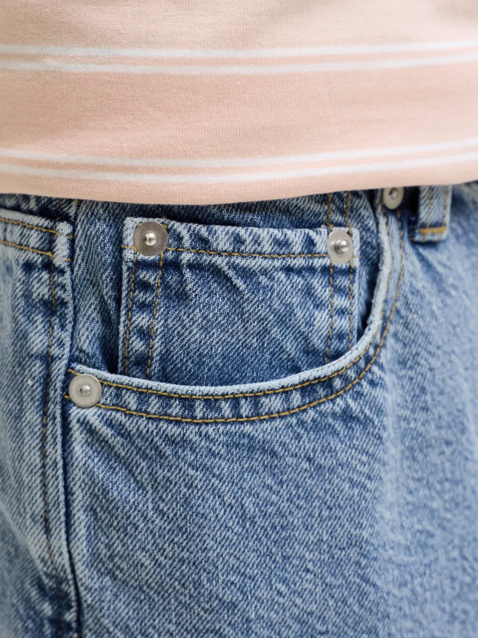 Jack & Jones jeansshort medium blue denim, foto 5