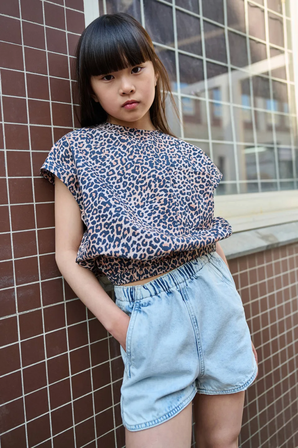 Tumble 'n Dry T-shirt met panterprint bruin, foto 6