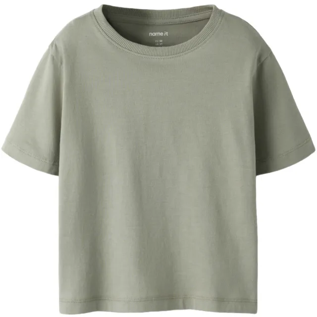 NAME IT MINI T-shirt lichtgroen grijs