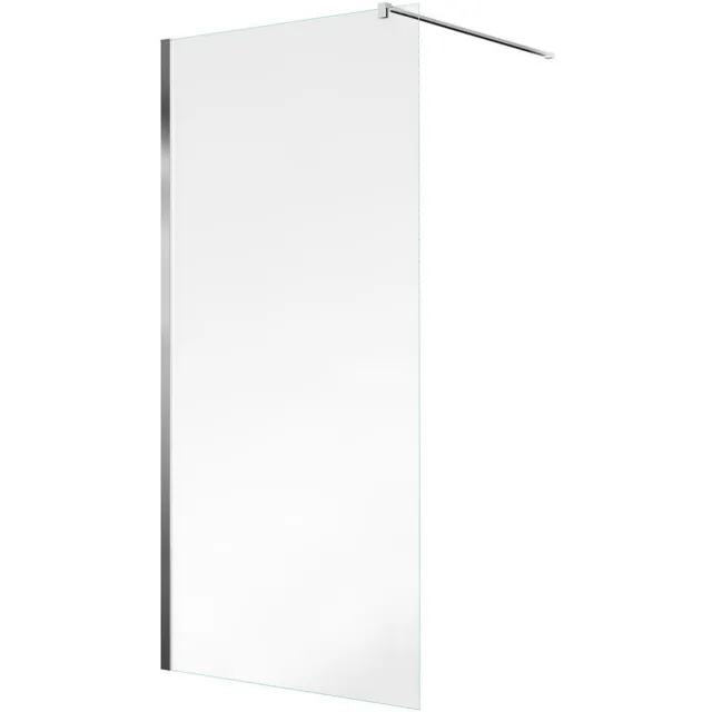 Go by Van Marcke Inloopdouche Van Marcke Go Linard 80x200 cm 8 mm EasyClean Profielloos Chroom